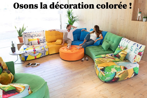 décoration colorée